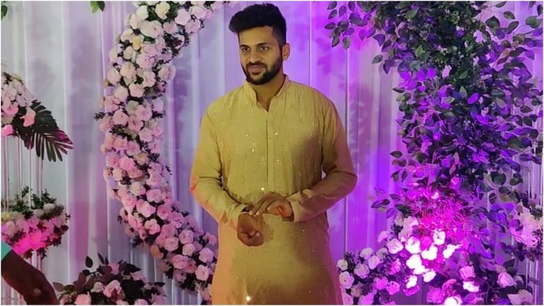 Shardul Thakur Marriage: टीम इंडिया के दिग्गज गेंदबाज शार्दुल ठाकुर अपनी गर्लफ्रेंड मिताली संग 27 फरवरी को करेंगे शादी, हल्दी रस्म का वीडियो आया सामने