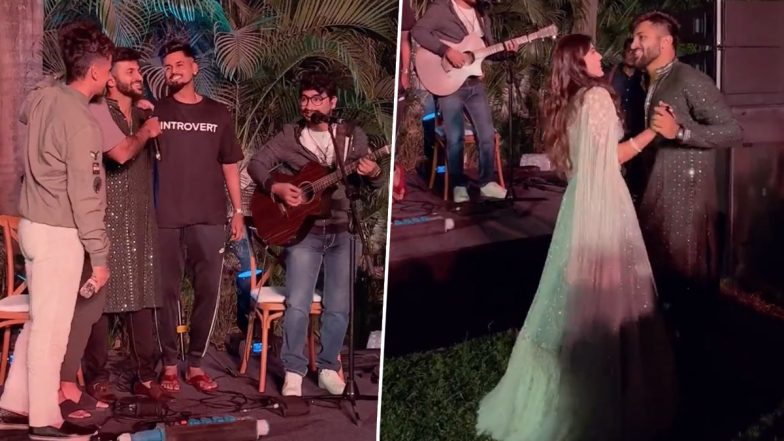 Shardul Thakur's Pre-Wedding Ceremony: शार्दुल ठाकुर की प्री-वेडिंग सेरेमनी में श्रेयस अय्यर, अभिषेक नायर ने गाया रोमांटिक बॉलीवुड सॉन्ग, केकेआर ने शेयर किया वीडियो