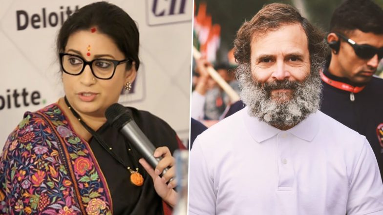 Smriti Irani Takes On Rahul Gandhi: कांग्रेस और राहुल गांधी पर जमकर बरसी स्मृति ईरानी, लोकसभा में किया कड़ा प्रहार- Video