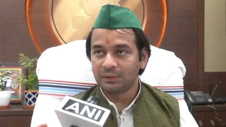 तेज प्रताप यादव बोले- मेरे सपने में आए मुलायम सिंह यादव, हमने साइकिल चलाई; Video