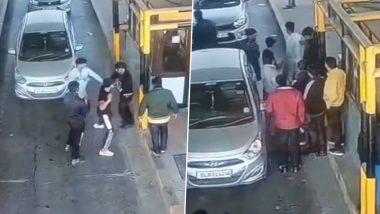 Toll Plaza Video: ग्रेटर नोएडा में टोल प्लाजा पर टोल मांगने पर दबंगों ने की मारपीट, घटना CCTV में कैद