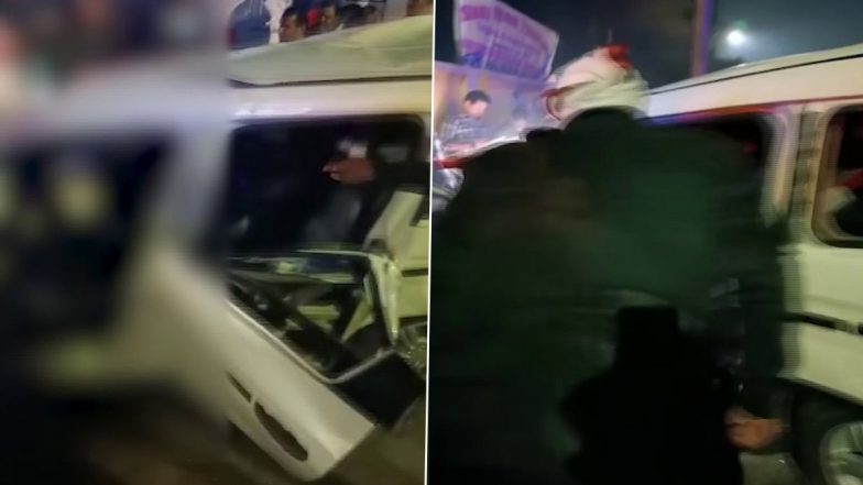 UP: गाजियाबाद में फ्लाईओवर से नीचे जा गिरी कार, 3 लोगों की मौत, एक घायल