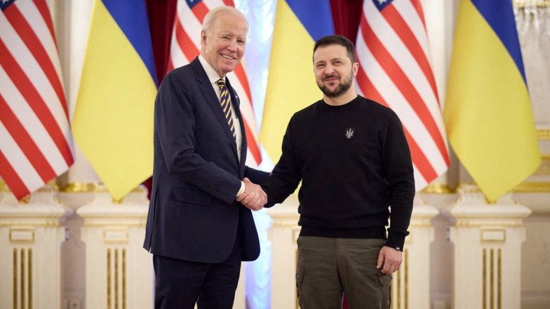 Ukraine-Russia War: युद्ध के बीच पहली बार कीव पहुंचे राष्ट्रपति जो बाइडन, किया मदद का ऐलान, कहा- 'अमेरिका यूक्रेन के साथ खड़ा है'