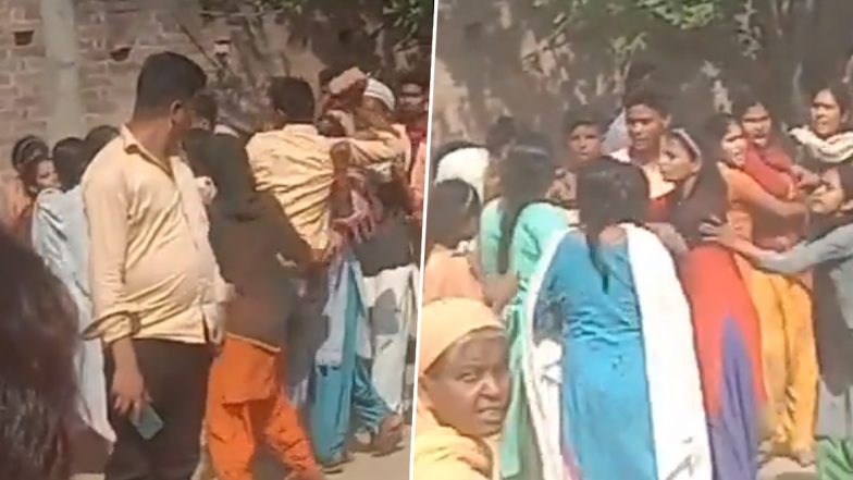 UP: यूपी के गोंडा में मामूली सी बात पर बदमाशों ने महिला को बेरहमी से पीटा (Watch Video)
