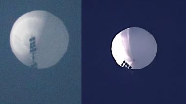 Chinese Spy Balloon: चीन की गुस्ताखी, फिर अमेरिका के ऊपर से गुजरा ड्रैगन का जासूसी गुब्बारा, 3 बसों के बराबर है साइज