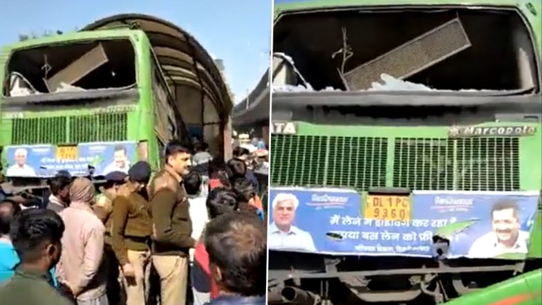 Video: दिल्ली के धौला कुआं में अनियंत्रित होकर बस सबवे में जा घुसी