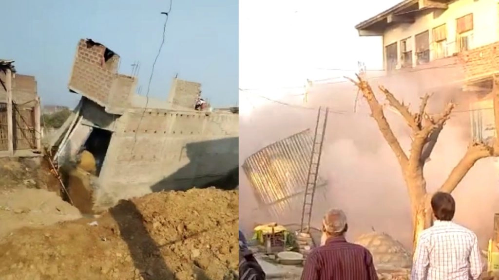 गाजियाबाद में निर्माणाधीन मकान का लेंटर ढहा, दो लोगों की मौत, 11 जख्मी