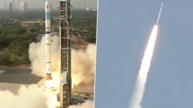 ISRO Launches SSLV-D2: श्रीहरिकोटा से ISRO के सबसे छोटे SSLV रॉकेट की सफल लॉन्चिंग (Watch Video)