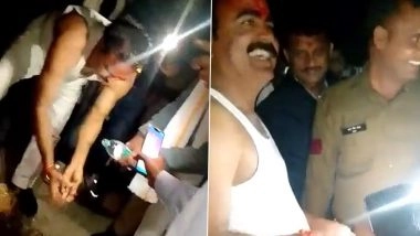 VIDEO: एमपी के मंत्री बृजेंद्र सिंह यादव पर किसी ने फेंका खुजली पाउडर, विकास यात्रा को बीच में रोक कर पड़ा नहाना