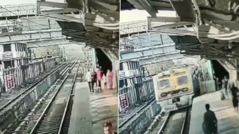 Mumbai: RPF के जवान ने नालासोपारा रेलवे ट्रैक पर आत्महत्या का प्रयास कर रहे युवक की जान बचाई (Watch Video)