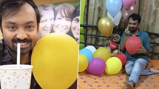 Man Get Intimate With Balloon: शख्स का गुब्बारों के साथ है रिश्ता, बनाता है संबंध