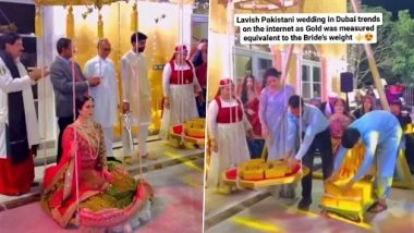 Video: दुबई में सोने में तोली गई दुल्हन, इतना सारा सोना देख इंटरनेट पर लोग हैरान