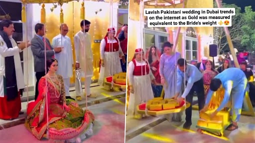 Video: दुबई में सोने में तोली गई दुल्हन, इतना सारा सोना देख इंटरनेट पर लोग हैरान
