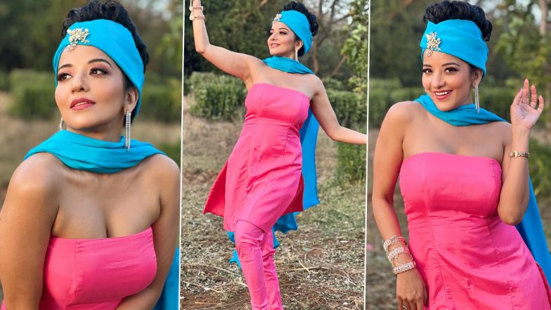 Monalisa Hot Photos: भोजपुरी एक्ट्रेस मोनालिसा ने सेक्सी गुलाबी ऑउटफिट पहनकर दिखाया हसीन अंदाज, तस्वीरें हुई वायरल