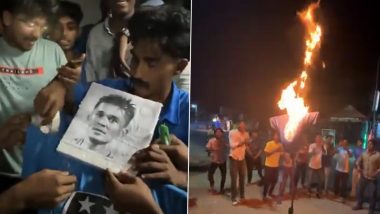 Sunil Chhetri's effigy Burnt: केरला ब्लास्टर्स FC के खिलाफ मैच के बाद केरल में जलाया गया सुनील छेत्री का पुतला 