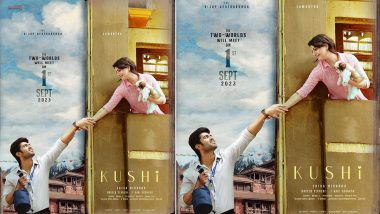 Kushi Release Date: Vijay Deverakonda-Samantha Ruth Prabhu स्टारर यह फिल्म 1 सितबंर को सिनेमाघरों में होगी रिलीज (View Poster) 