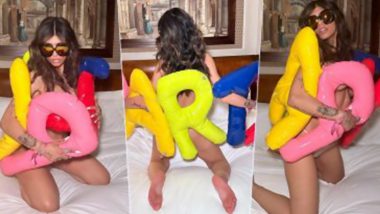 OnlyFans स्टार Mia Khalifa ने दिए न्यूड पोज, पूर्व पॉर्नस्टार ने पार्टी के गुब्बारों से ढका बदन (View Pics)