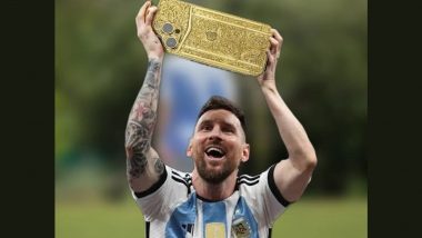 Lionel Messi: अर्जेंटीना के स्टार लियोनेल मेसी ने पूरी वर्ल्ड कप टीम को गिफ्ट किए गोल्ड के आईफोन, सोशल मीडिया पर वायरल हुआ फोटो