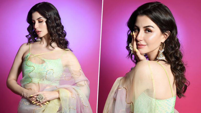 Giorgia Andriani ने देसी अवतार में गिराई बिजली, Arbaaz Khan की गर्लफ्रेंड की हॉटनेस देख लट्टू हुए यूजर्स (View Pics)