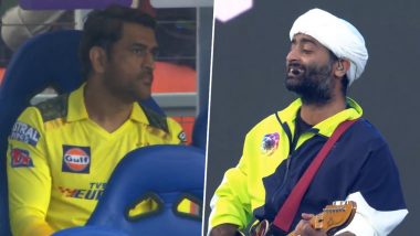 IPL 2023 Opening Ceremony Live: अरिजीत के परफॉर्मेंस को इन्जॉय करते नजर आए सीएसके के कप्तान एमएस धोनी