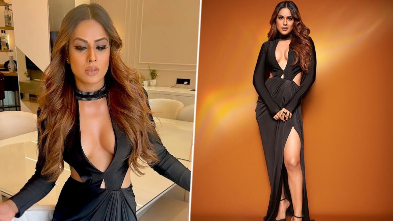 Nia Sharma ने थाय-हाय स्लिट गाउन पहन बढ़ाया सोशल मीडिया का तापमान, एक्ट्रेस की हॉटनेस देख यूजर्स हुए लट्टू (View Pics)