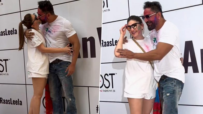 Shefali Zariwala ने होली पार्टी में पति Parag Tyagi को सरेआम किया Kiss, हॉट Liplock Video हुआ Viral