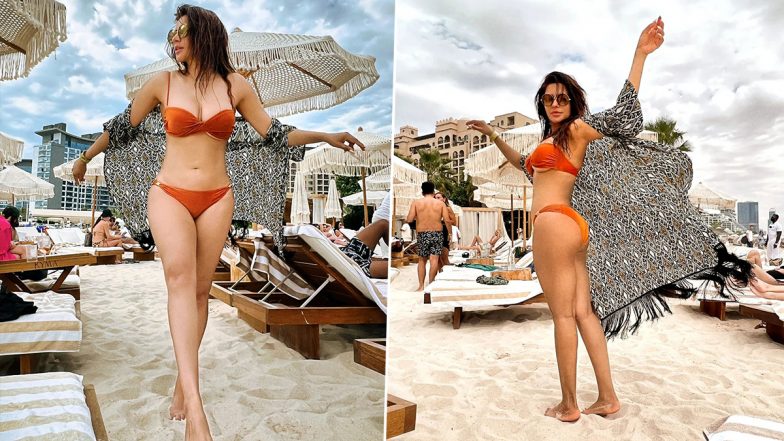Shama Sikander ने सिजलिंग ऑरेंज बिकनी पहन गिराई बिजली, एक्ट्रेस की हॉट तस्वीरें देख आपका दिल होने लगेगा धक-धक (View Pics)