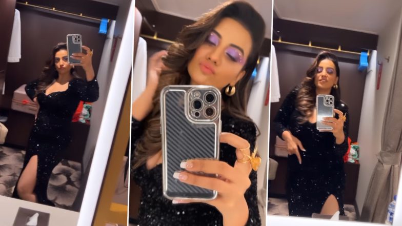 Akshara Singh Hot Video: सेक्सी थाई स्लिट ऑउटफिट पहनकर भोजपुरी एक्ट्रेस अक्षरा सिंह ने पोस्ट किया हॉट वीडियो