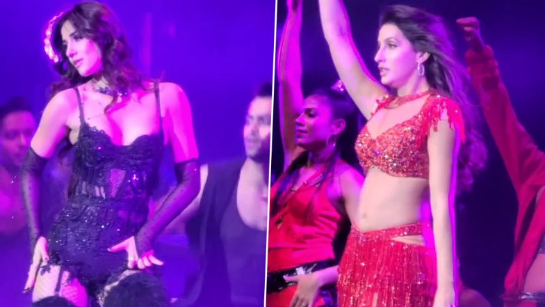 Nora Fatehi और Disha Patani ने लाइव स्टेज शो में मचाया बवाल, हुस्न का तड़का लगाकर लूटी महफिल