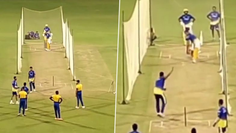 IPL 2023: होली से पहले MS Dhoni ने नेट्स पर जमकर दिखाया रंग, लगाए लंबे-लंबे छक्के; गेंद हुई स्टेडियम के पार (Watch Video)