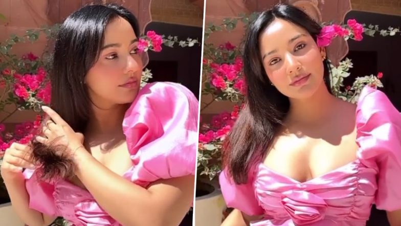Neha Sharma ने पिंक क्रॉप टॉप पहन गिराई बिजली, एक्ट्रेस की दिलकश अदाएं मोह लेंगी आपका दिल (Watch Video)