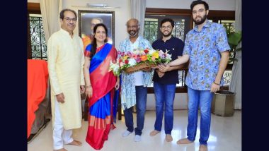 सुपरस्टार Rajinikanth ने Uddhav Thackeray और परिवार से मुंबई स्थित मातोश्री में की मुलाकात, Aaditya Thackeray ने तस्वीर शेयर कर दी जानकारी (See Pics)