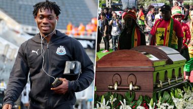 Turkey Earthquake: तुर्की में आए भूकंप में मारे गए घाना के फुटबॉलर Christian Atsu का किया गया अंतिम संस्कार, देखें वीडियो