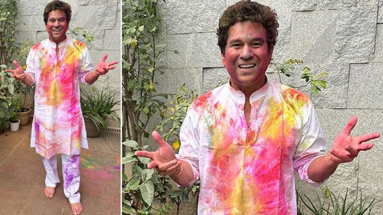 Happy Holi 2023: मास्टर ब्लास्टर सचिन तेंदुलकर ने इस खास अंदाज में फैंस को होली की दी शुभकामनाएं, सोशल मीडिया पर शेयर की फोटो
