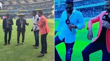 Ajay Devgn Attends 1st ODI: ऑस्ट्रेलिया के खिलाफ पहले वनडे मैच में शामिल हुए अजय देवगन, फिल्म भोला का प्रमोशन करने वानखेड़े पहुंचे थे स्टार