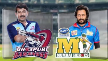 Bhojpuri Dabanggs vs Mumbai Heroes CCL 2023 Match Live Streaming: सेलिब्रिटी क्रिकेट लीग में मुंबई हीरोज और भोजपुरी दबंग्गस के बीच मुकाबला आज, जानें कब-कहां और कैसे देखें लाइव मैच