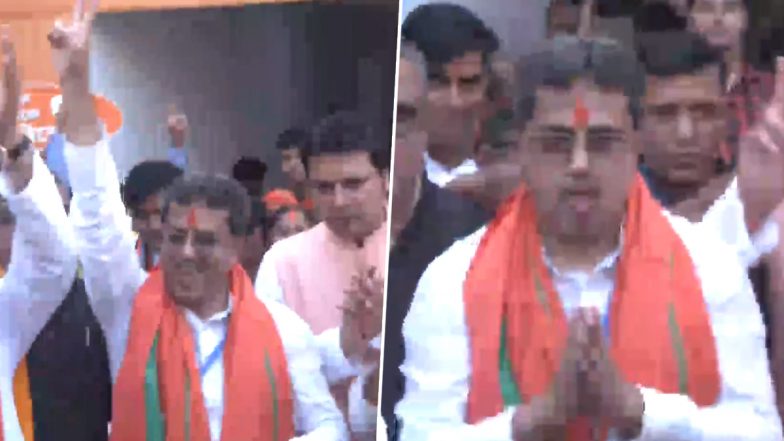 Tripura Election Result 2023: त्रिपुरा चुनाव में BJP को बड़ी सफलता, 15 सीटों पर जीत के साथ ही 18 पर चल रही है आगे, देखें जश्न के Video