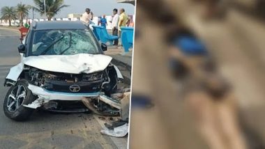 Tech Firm CEO Dies in Car Accident: मुंबई के वर्ली में मॉर्निंग वॉक के दौरान टेक फर्म की सीईओ राजलक्ष्मी राम कृष्णन की मौत, तेज रफ्तार कार ने मारी टक्कर (Watch Video)