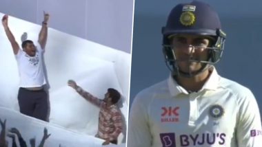 IND vs AUS 4th Test Day 2: शुभमन गिल ने अहमदाबाद में चौथे टेस्ट के दूसरे दिन मारा छक्का, फैंस को  मिली गेंद, देखें वायरल वीडियो