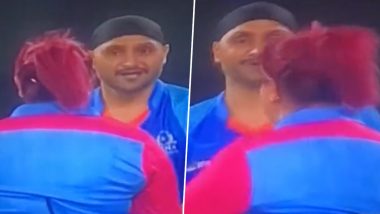 Harbhajan Singh Caught Using Saliva on Ball: गेंद पर सलाइवा का इस्तेमाल करते पकड़े गए हरभजन सिंह, अंपायर से मिली चेतावनी, देखें वायरल वीडियो