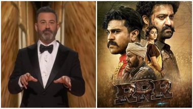 RRR at Oscars: ऑस्कर के होस्ट Jimmy Kimmel ने 'आरआरआर' को बताया बॉलीवुड फिल्म, नाराज हुए फैंस