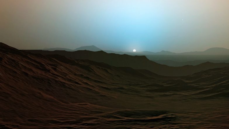 Mars Sunset Photo: क्या आपने मंगल ग्रह का सूर्यास्त देखा है? NASA के इंजेनुयिटी हेलिकॉप्टर ने ली सनसेट की शानदार फोटो