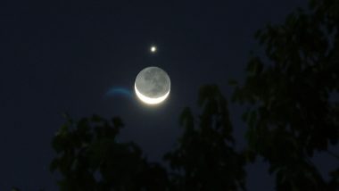 Venus Disappears Behind Moon: आसमान में दिखा दुर्लभ नजारा, चंद्रमा के पीछे गायब हो गया शुक्र ग्रह, VIDEO में देखें ये खगोलीय घटना