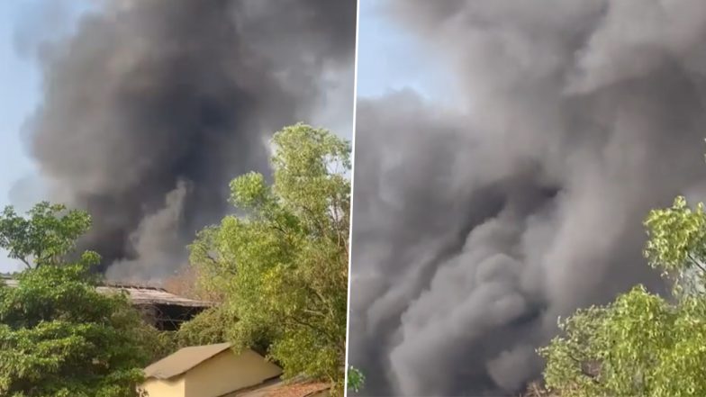 Mumbai Fire: गोरेगांव Film City में TV serial ‘गुम है किसी के प्यार में’ सेट पर लगी भीषण आग, कड़ी मशक्कत के बाद पाया गया काबू (Watch Video)