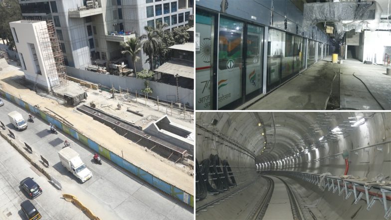 Mumbai Metro: मुंबई मेट्रो 3 का 85 फीसदी काम पूरा, यहां देखें तस्वीरें