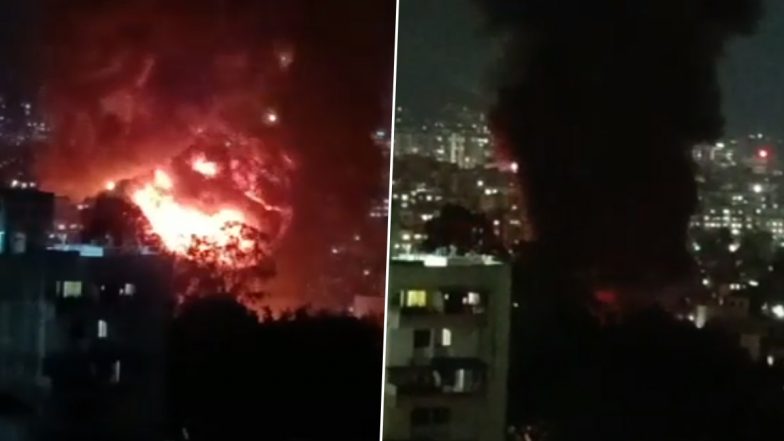 Pune Fire Video: पुणे के धायरी इलाके में एक फैक्ट्री में लगी भीषण आग, दमकल की गाड़ियां मौक पर मौजूद