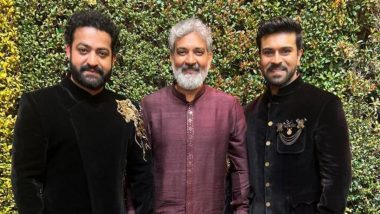 Oscars 2023: RRR कास्ट Ram Charan, Jr NTR और निर्देशक SS Rajamouli ने ऑस्कर के रेड कार्पेट पर पारंपरिक कपड़े पहनकर भारत को दिया स्पेशल ट्रिब्यूट