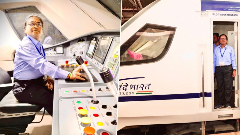 Surekha Yadav ने फिर रचा इतिहास, एशिया की पहली लोको पायलट बनीं, Vande Bharat Express को पटरी पर दौड़ाया