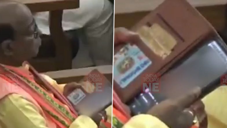 Video: त्रिपुरा BJP विधायक पर विधानसभा में पोर्न देखने का आरोप, सोशल मीडिया पर वीडियो हुआ वायरल