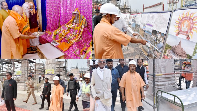 Ayodhya: अयोध्या में तेजी से बन रहा राम मंदिर, 3 शिफ्ट में काम कर रहें कर्मचारी, CM योगी ने किए रामलला के दर्शन